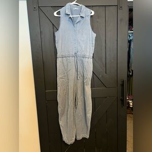 Splendid Light Blue Sleeveless Jumpsuit